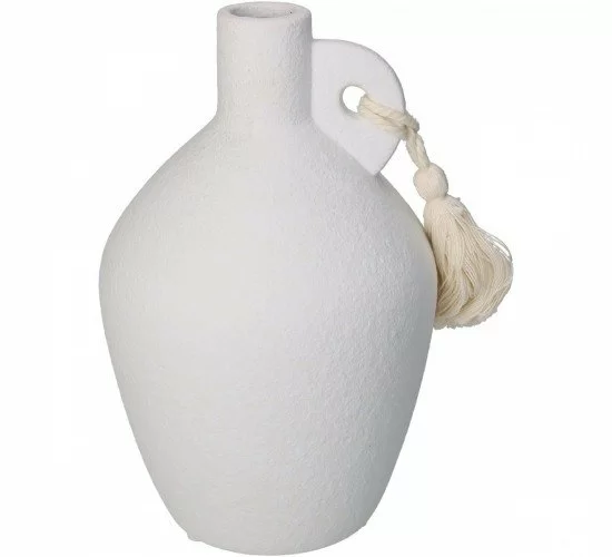 Βάζο Λευκό Δολομίτης 14x14x20.9cm Βάζο Λευκό Δολομίτης 14x14x20.9cm