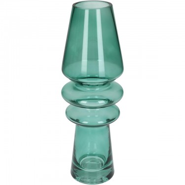 Βάζο ArteLibre Πράσινο Γυαλί 7x7x25cm
