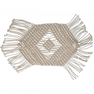 Σουπλά ArteLibre Μακραμέ Φυσικό Βαμβακερό 33x48cm