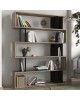 Βιβλιοθήκη ArteLibre Antipaxi Sonoma/Wenge Μοριοσανίδα/Μελαμίνη 122x26x159cm Βιβλιοθήκη ArteLibre Antipaxi Sonoma/Wenge Μοριοσανίδα/Μελαμίνη 122x26x159cm