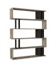 Βιβλιοθήκη ArteLibre Antipaxi Sonoma/Wenge Μοριοσανίδα/Μελαμίνη 122x26x159cm Βιβλιοθήκη ArteLibre Antipaxi Sonoma/Wenge Μοριοσανίδα/Μελαμίνη 122x26x159cm