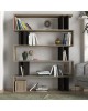 Βιβλιοθήκη ArteLibre Antipaxi Sonoma/Wenge Μοριοσανίδα/Μελαμίνη 122x26x159cm Βιβλιοθήκη ArteLibre Antipaxi Sonoma/Wenge Μοριοσανίδα/Μελαμίνη 122x26x159cm