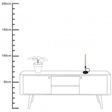 Κηροπήγιο ArteLibre Μαύρο Μέταλλο 16.5x13x16.5cm
