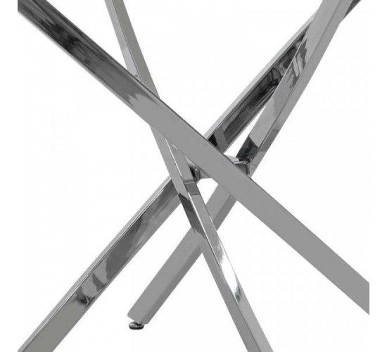 Τραπέζι ArteLibre PHLAX Διάφανο Γυαλί Φ120x74cm Τραπέζι ArteLibre PHLAX Διάφανο Γυαλί Φ120x74cm