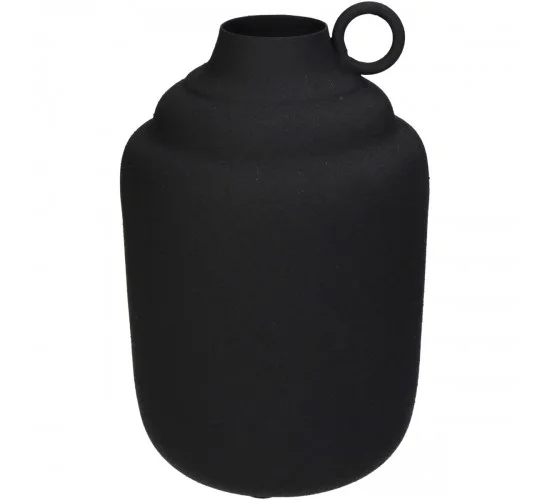 Βάζο Μαύρο Μέταλλο 13x13x19.5cm Βάζο Μαύρο Μέταλλο 13x13x19.5cm