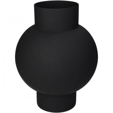 Βάζο ArteLibre Μαύρο Μέταλλο 20x20x27cm