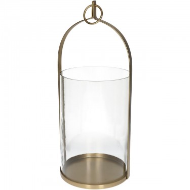 Φανάρι ArteLibre Χρυσό Μέταλλο 21x20x49cm