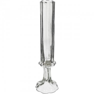 Βάζο ArteLibre Φλάουτο Χειροποίητο Διάφανο Γυαλί 8.5x8.5x33cm
