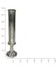 Βάζο Φλάουτο Χειροποίητο Ασημί Γυαλί 8.5x8.5x33cm Βάζο Φλάουτο Χειροποίητο Ασημί Γυαλί 8.5x8.5x33cm
