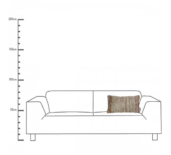 Μαξιλάρι ArteLibre Πολύχρωμο Δέρμα 30x50cm