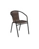 Πολυθρόνα ArteLibre Rattan Mercury Καφέ/Μαύρο 54x61x73cm Πολυθρόνα ArteLibre Rattan Mercury Καφέ/Μαύρο 54x61x73cm
