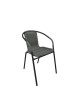 Πολυθρόνα ArteLibre Rattan Mercury Γκρι/Μαύρο 54x61x73cm Πολυθρόνα ArteLibre Rattan Mercury Γκρι/Μαύρο 54x61x73cm