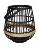 Φανάρι ArteLibre Μαύρο Μπαμπού 29.5x29.5x32cm
