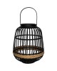 Φανάρι ArteLibre Μαύρο Μπαμπού 29.5x29.5x34.5cm
