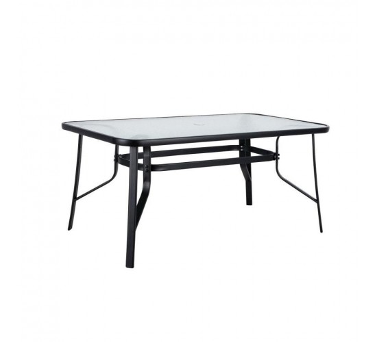 Τραπέζι Μεταλλικό ArteLibre SUN Μαύρο 120x70x70cm Τραπέζι Μεταλλικό ArteLibre SUN Μαύρο 120x70x70cm