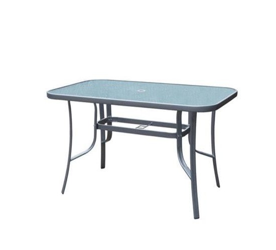 Τραπέζι Μεταλλικό ArteLibre SUN Γκρι 120x70x70cm Τραπέζι Μεταλλικό ArteLibre SUN Γκρι 120x70x70cm