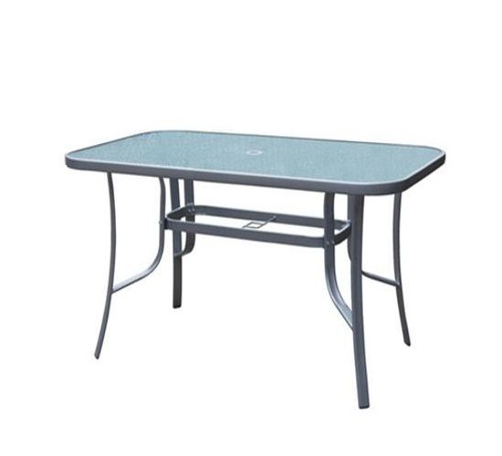 Τραπέζι Μεταλλικό ArteLibre SUN Γκρι 140x80x70cm Τραπέζι Μεταλλικό ArteLibre SUN Γκρι 140x80x70cm