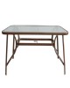 Τραπέζι Μεταλλικό ArteLibre SUN Καφέ 150x90x70cm Τραπέζι Μεταλλικό ArteLibre SUN Καφέ 150x90x70cm