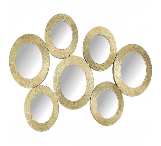 Καθρέπτης ArteLibre Χρυσό Μέταλλο 90.5x5.5x55.5cm