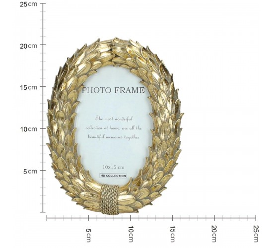 Κορνίζα ArteLibre Χρυσό Polyresin 10x15cm