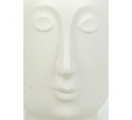 Βάζο Λευκό Κεραμικό 14.6x13x14.8cm Βάζο Λευκό Κεραμικό 14.6x13x14.8cm