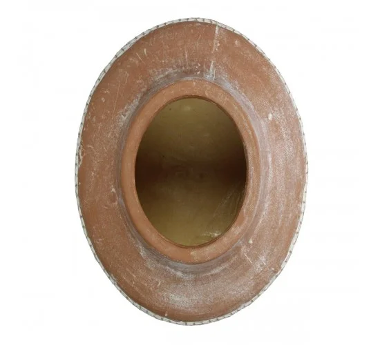 Βάζο Καφέ Τερακότα 22xx22x20cm Βάζο Καφέ Τερακότα 22xx22x20cm