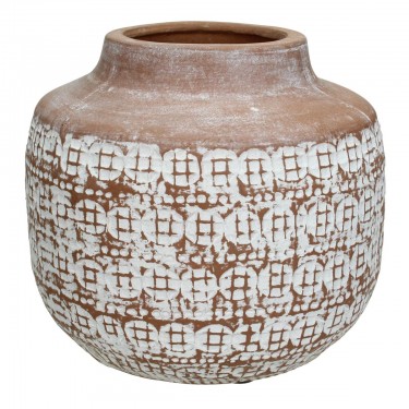 Βάζο ArteLibre Καφέ Τερακότα 22xx22x20cm