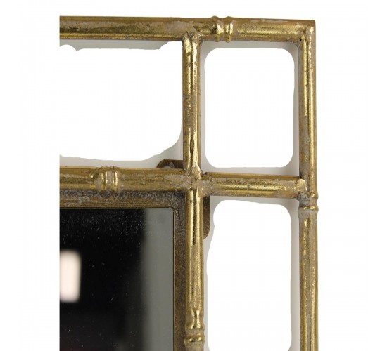 Καθρέπτης ArteLibre Χρυσό Μέταλλο 69.5x3x99cm