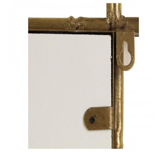 Καθρέπτης ArteLibre Χρυσό Μέταλλο 69.5x3x99cm
