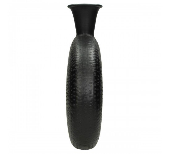 Βάζο Μαύρο Μέταλλο 29x11x36cm Βάζο Μαύρο Μέταλλο 29x11x36cm