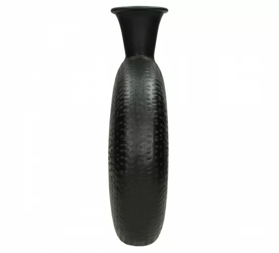 Βάζο Μαύρο Μέταλλο 29x11x36cm Βάζο Μαύρο Μέταλλο 29x11x36cm