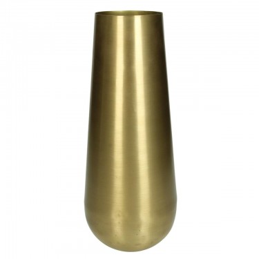 Βάζο ArteLibre Χρυσό Μέταλλο 12x12x31cm