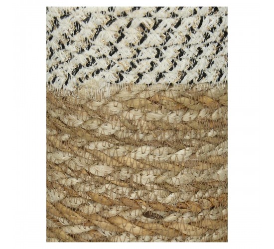 Καλάθι ArteLibre Φύλλο Hogla Φυσικό 20x20x20cm Σετ 3Τμχ