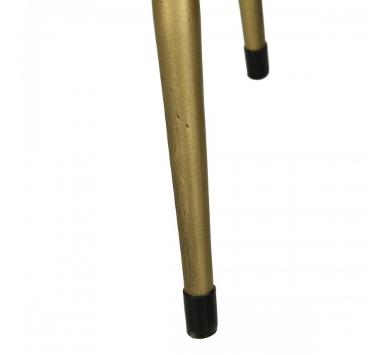 Κασπώ ArteLibre Φύλλο Χρυσό Μέταλλο 25x25x46.5cm Σετ 3Τμχ