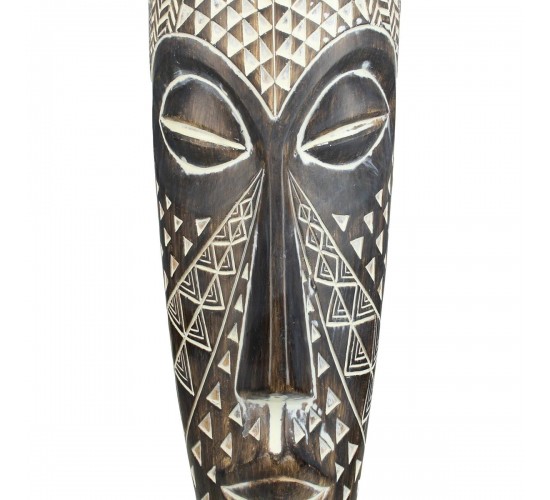 Διακοσμητικό ArteLibre Μάσκα Καφέ Polyresin 10.2x7x40.5cm