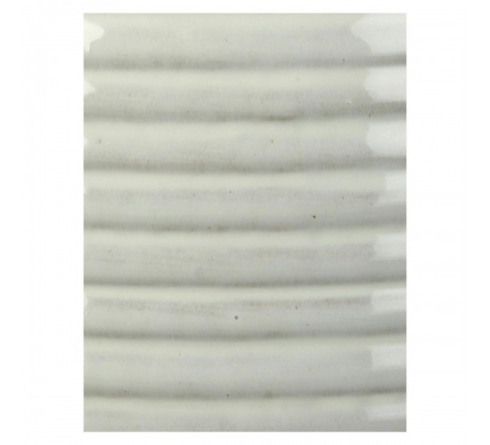 Βάζο ArteLibre Λευκό Πέτρα 18x18x30cm