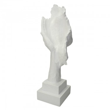 Διακοσμητικό ArteLibre Πρόσωπο Λευκό Polyresin 15.5x13x33cm
