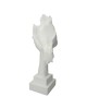Διακοσμητικό ArteLibre Πρόσωπο Λευκό Polyresin 15.5x13x33cm