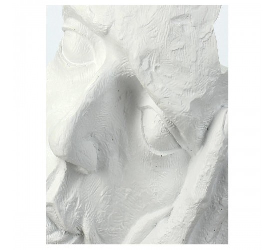 Διακοσμητικό ArteLibre Πρόσωπο Λευκό Polyresin 15.5x13x33cm