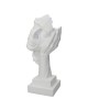 Διακοσμητικό ArteLibre Πρόσωπο Λευκό Polyresin 15.5x13x33cm