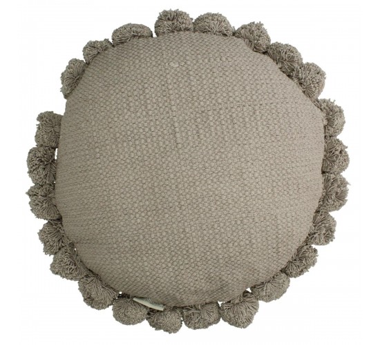 Μαξιλάρι ArteLibre Πομ Πομ Γκρι Βαμβακερό 45x45cm