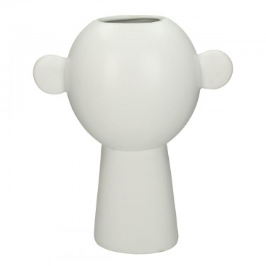 Βάζο ArteLibre Λευκό Κεραμικό 25x11.5x31.5cm