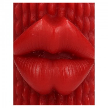 Κερί ArteLibre Χείλος Κόκκινο 7.3x7.3x15cm