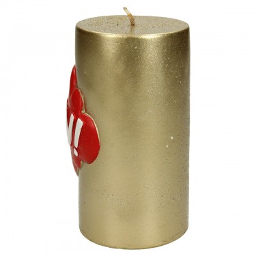 Κερί ArteLibre -Wow!- Χρυσό 7.5x7.5x10cm