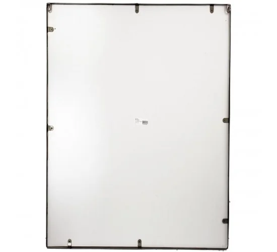 Καθρέπτης Μαύρο Μέταλλο 77x3x77cm Καθρέπτης Μαύρο Μέταλλο 77x3x77cm