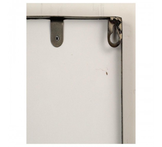 Καθρέπτης Μαύρο Μέταλλο 77x3x77cm