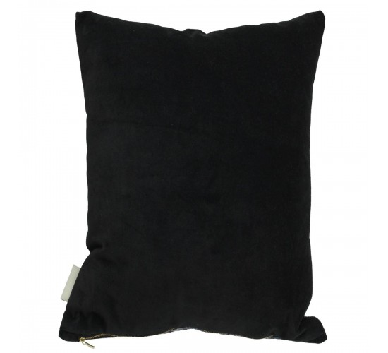 Μαξιλάρι ArteLibre Δέρμα Φιδιού Μπλε Βελούδο 45x45cm