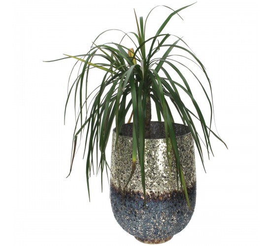 Κηροπήγιο ArteLibre Ασημί Γυαλί 20x20x20cm