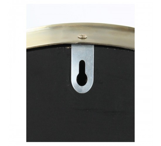 Ρολόι Τοίχου ArteLibre Χρυσό Μέταλλο 60x5x60cm