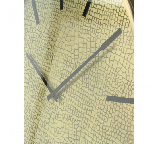 Ρολόι Τοίχου ArteLibre Χρυσό Μέταλλο 60x5x60cm